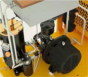 B&D Rotary Screw Air Compressor For Laser Cutting Machine - COMPACT 4-IN-1 DESIGN